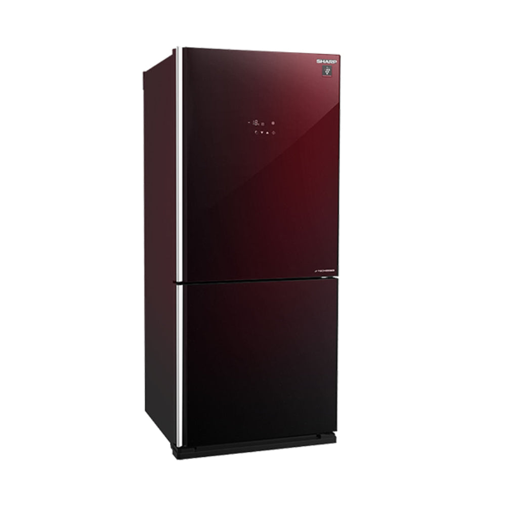 Sharp No Frost Inverter Digital Refrigerator 558 Liter Red SJ-GV73J-RD. Sharp No Frost Inverter Digital Refrigerator 558 Liter Red SJ-GV73J-RD.